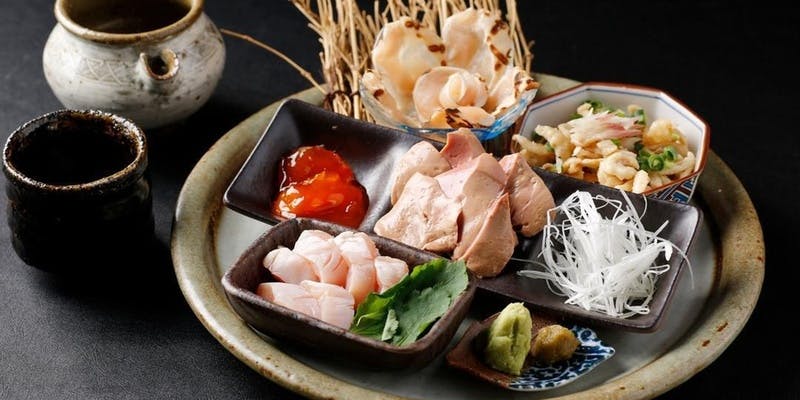 【極み焼鳥コース】串7本、希少部位含む、全13品