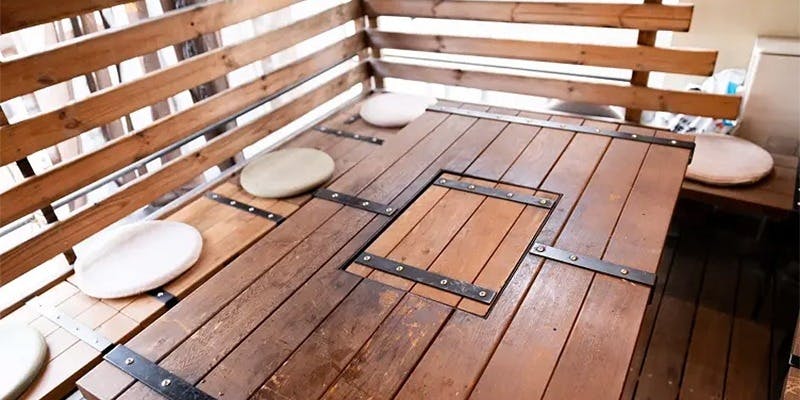 【3時間飲み放題付き】テラス席 BBQコース