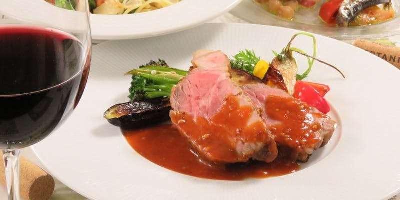 メインコースランチ ～前菜・手打ちパスタ・メイン料理など全6品～