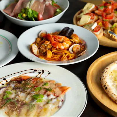 旬の食材を使った創作イタリアン