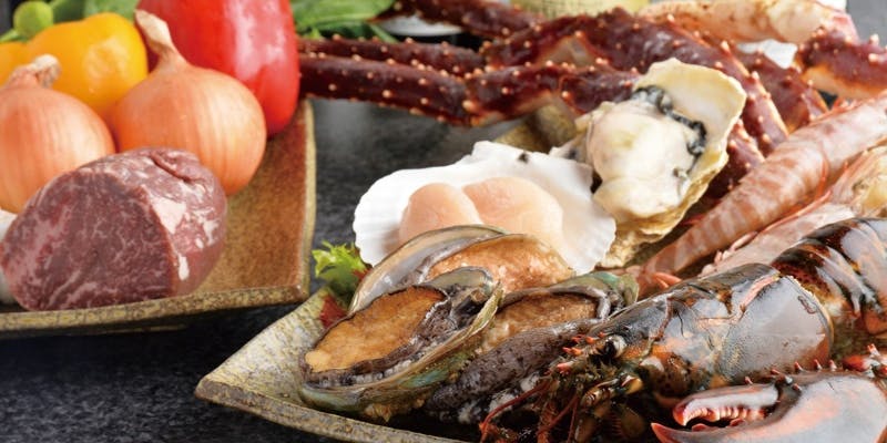 【特選コース】オマールエビ・ジャージー牛ヒレorサーロイン・活アワビなど、贅沢な逸品を心ゆくまで