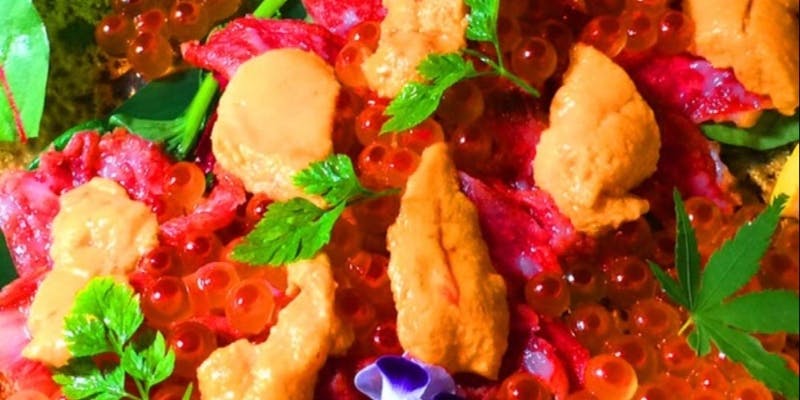 【家康‐IEYASU‐】イクラ、蟹むき身、中トロなど北の海鮮を味わうフルコース