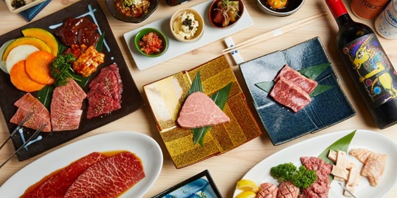 【飲み放題付き！期間限定の8,800円コース！】大人気のレアユッケとTKBが入った焼肉宴会コース！