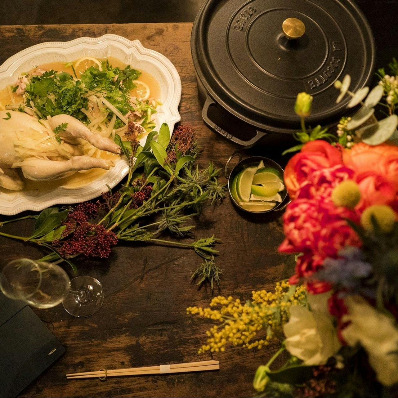 シェフの手帳に記された、その日限りの特別なフレンチを堪能。