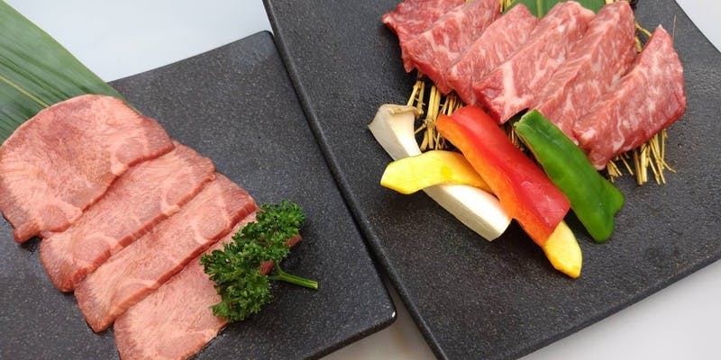 【スペシャルランチコース 】牛タン塩＆特上ロース盛合せ