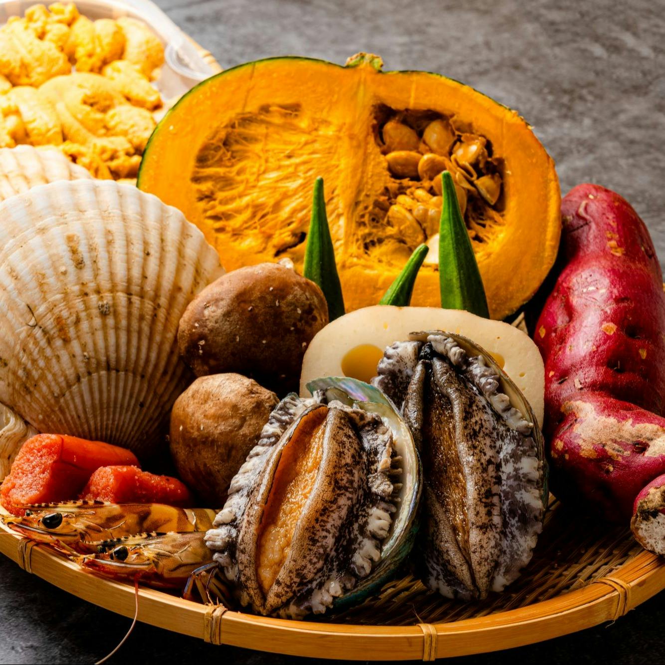 海と山の幸が織りなす贅沢なひととき