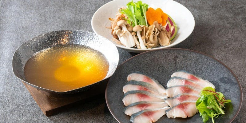 【料理のみ】選べる出汁しゃぶ（海鮮or合鴨）が味わえる／季節の特選コース（料理7品）