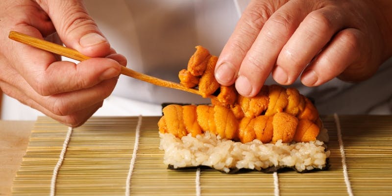 夜鮨おまかせ【極上】大トロや雲丹など握り14貫含む全26品