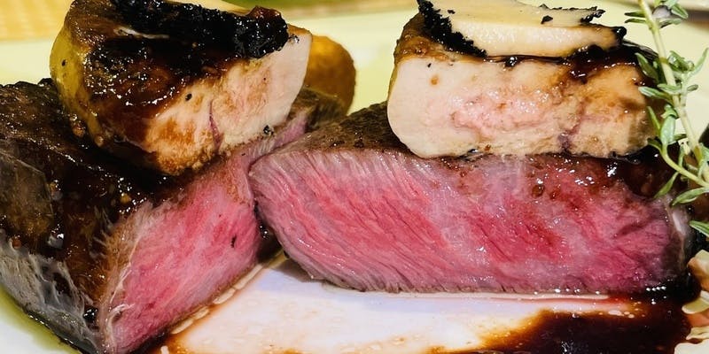 鹿児島黒毛和牛 中山牛使用　ロッシーニコース