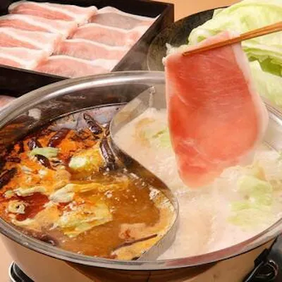 国産豚とレタスの生姜しゃぶしゃぶ