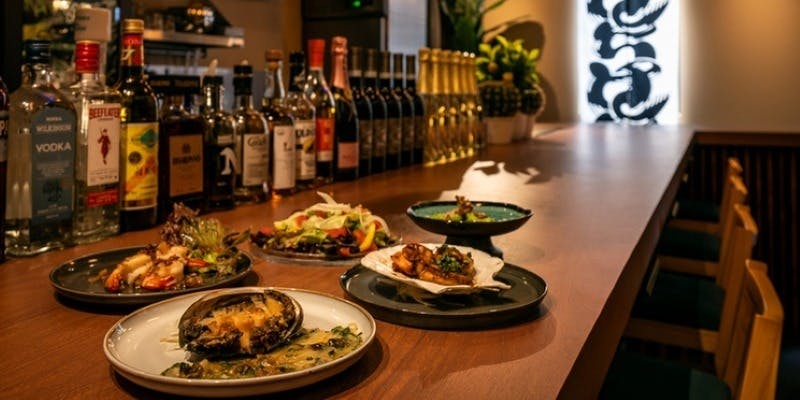 【和牛と海鮮の鉄板コース】