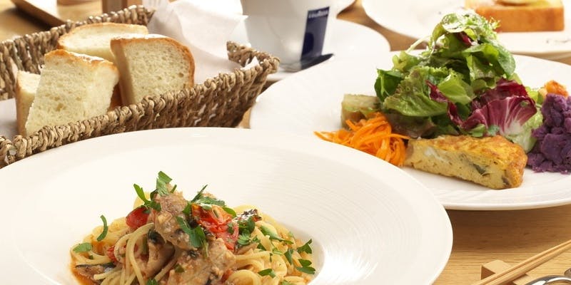 【ランチコース】前菜2種、スープ、パスタ、メイン、ドルチェなど全7品程度