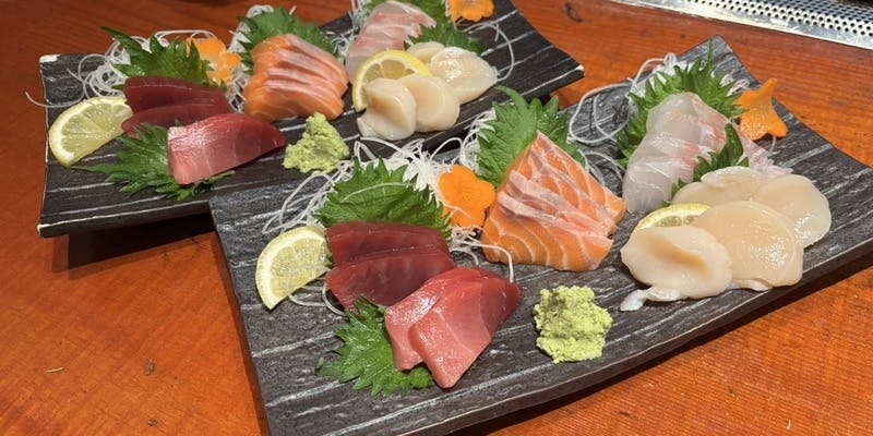 【豪華／鈴舞コース】新鮮な刺し盛り6点とサーロイン150g、海老焼きを味わう贅沢な全8品