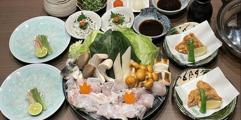 淡路島三年とらふぐを楽しみ尽くす「てっちりコース」/ 6品＋【飲み放題付き】