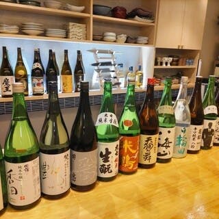 魚料理と相性抜群の豊富な日本酒