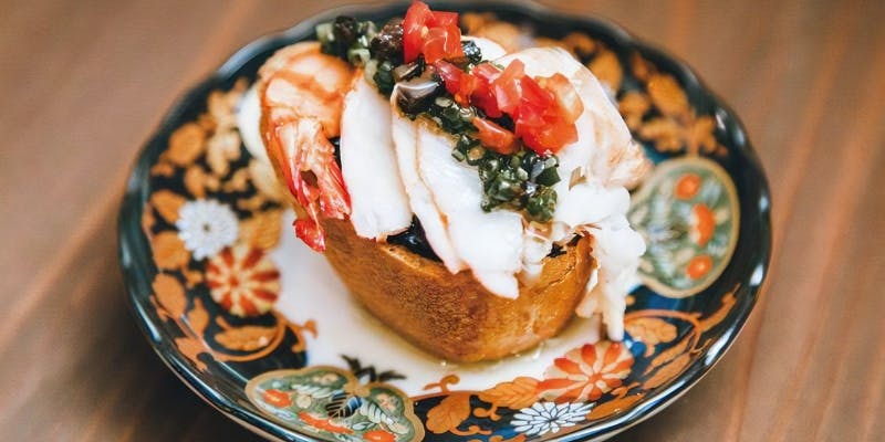 【名物堪能取り分けコース】カルッパッチョ、前菜盛合せ、河内鴨のメインなど全15品程度＋2H飲み放題