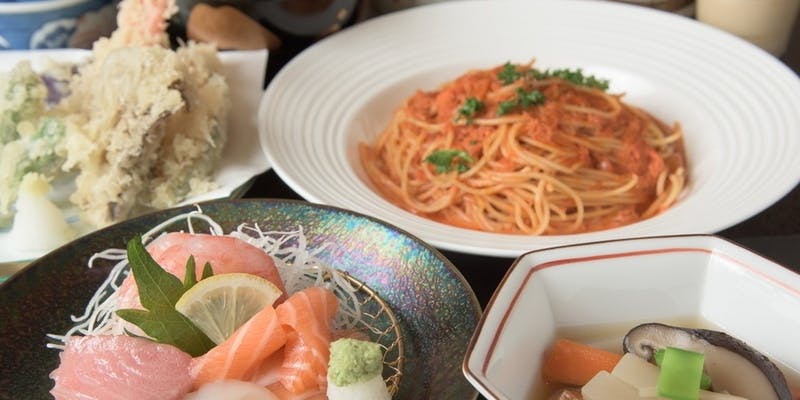 シェフの季節のおすすめコース＋選べる乾杯ドリンク付き