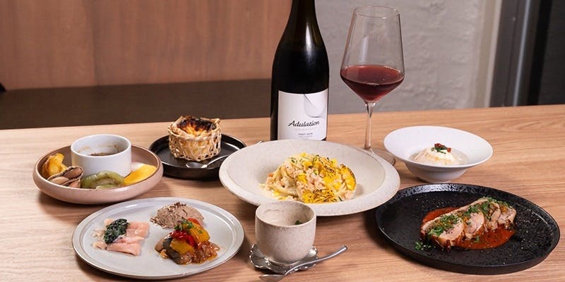 【miiroコース】季節を感じるその時々の逸品を楽しむ峰農園のバーニャカウダやシェフお任せパスタなど全7皿