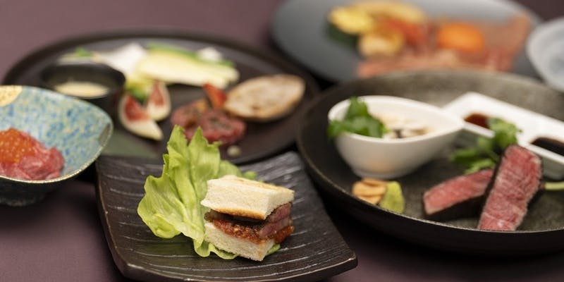 黒毛WAGYU　RESTAURANT HACHIのおまかせコース（生食肉料理無し）