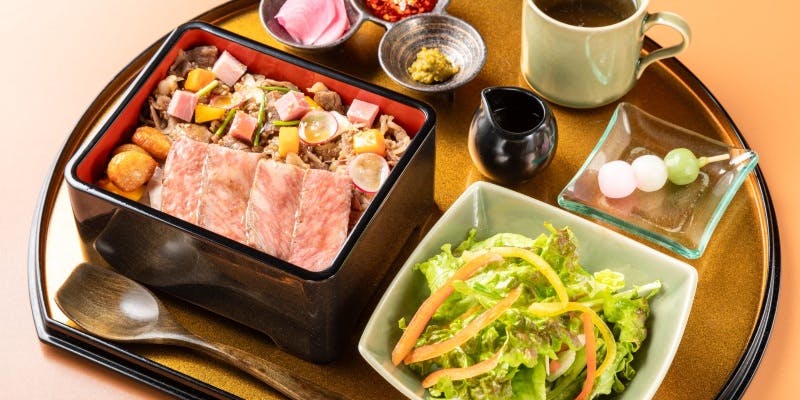 ランチコース【黒毛和牛ヘレステーキ御膳】和牛ヘレステーキ60g