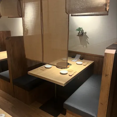 半個室で過ごす、落ち着きあるひととき