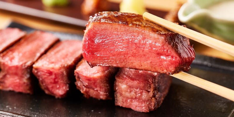 【藤コース】熟成牛タン備長炭焼や三陸産大粒牡蠣×静岡県産しらす釜飯 全8品