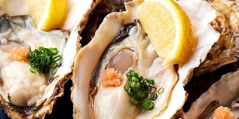 【桜コース】牛タンや三陸産大粒牡蠣などの逸品×静岡県産しらす釜飯 全6品