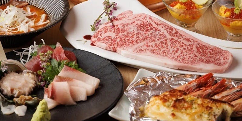 【松コース】 和牛サーロイン×旬の天麩羅や酒蒸しに、季節物や特選握り 全9品
