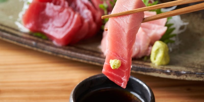 【粋コース】本鮪入り刺盛×日替りカマ焼きや御晩菜に三彩ばらチラシ含 全6品