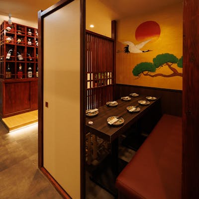 全席扉付き完全個室×接待や会食、デートにも最適