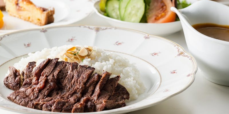 【ステーキカレーセット】