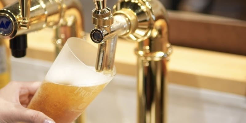 【料理は当日選ぶ】2時間単品飲み放題のみ　生ビール含む人気のシュラブも楽しめる