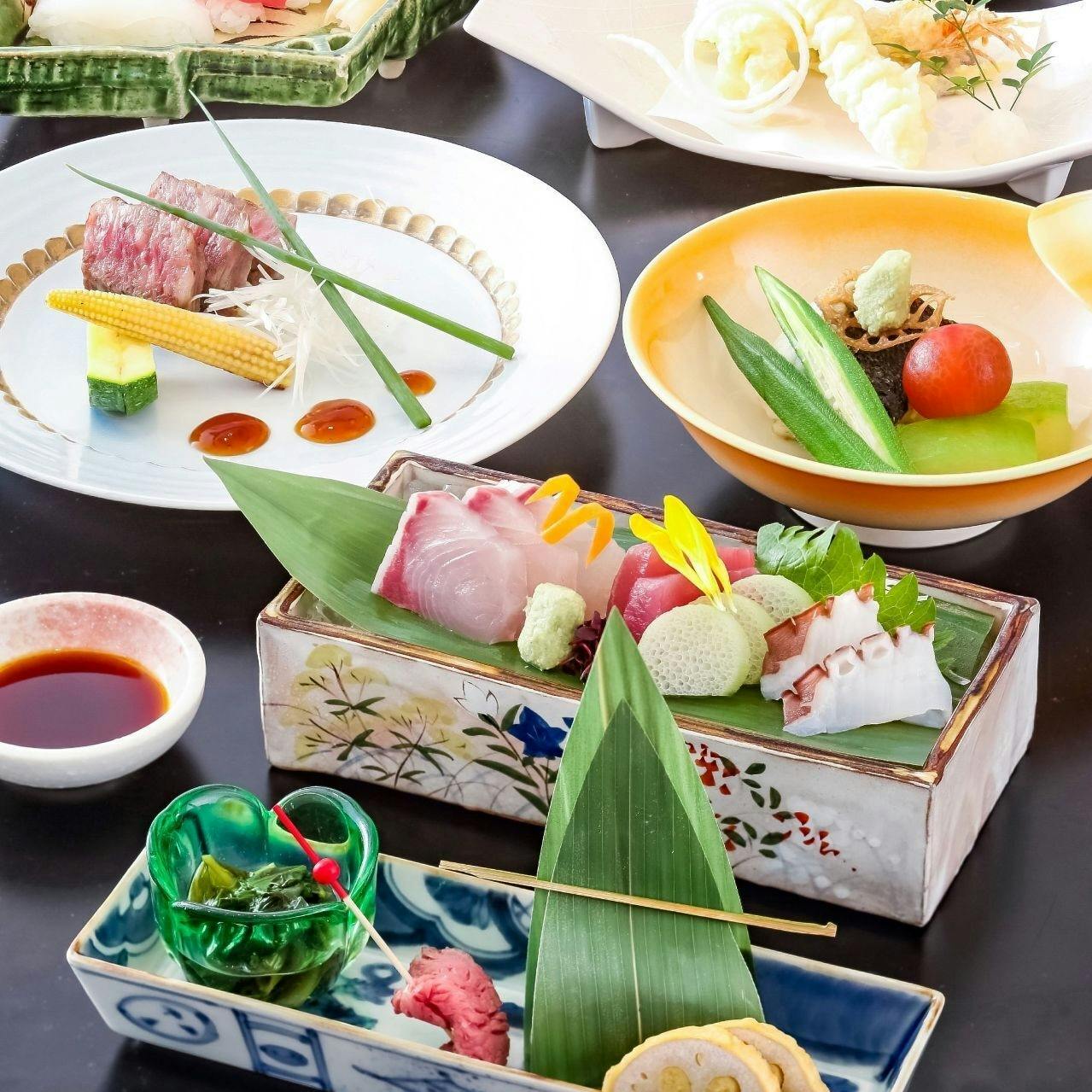 季節の食材を活かした会席料理