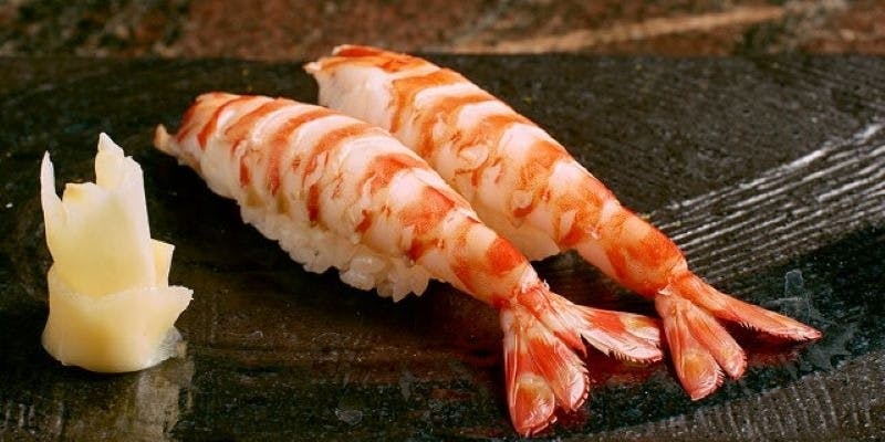 【八兵衛おまかせコース 全6品】刺身、焼物、天ぷら、おまかせ握り6貫、巻物、椀物