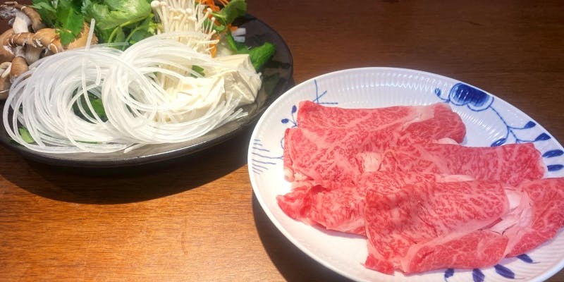 【牛しゃぶコース 全7品】