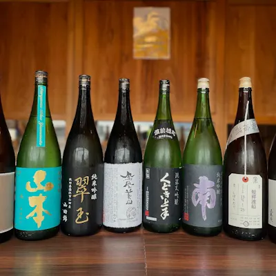 季節限定の地酒中心の充実セレクション