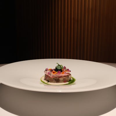 こだわりの食材と食器