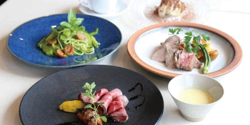 【ランチBコース】季節野菜のスープ・一品・選べるパスタ・デザートなど全4品（食後のドリンク付）