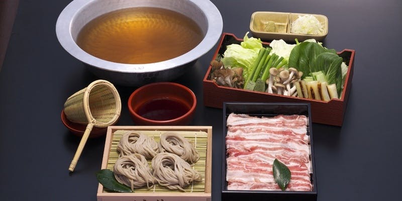 【沖縄産の島豚 そばつゆしゃぶ　うつぎ】大鍋コース/全7品  ヘルシーで美味しい豚しゃぶ