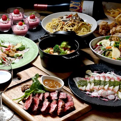 本場アメリカを彷彿とさせる料理の数々。