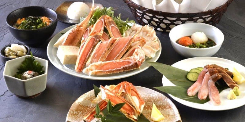 【数量限定】ズワイ蟹コース　全6品　※前日迄要予約