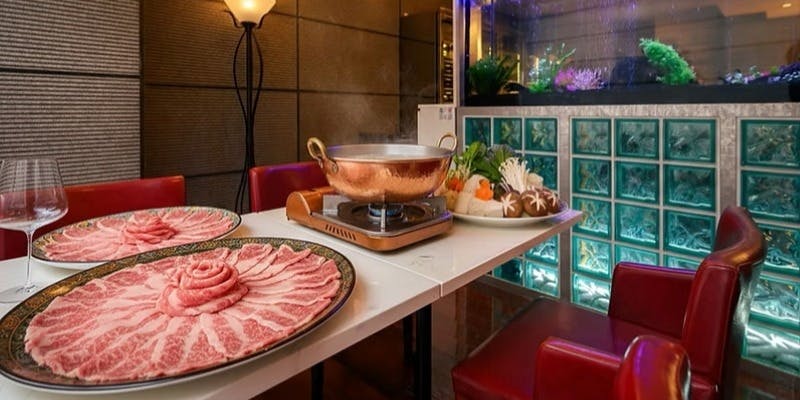 特選サーロイン・フィレしゃぶしゃぶコース