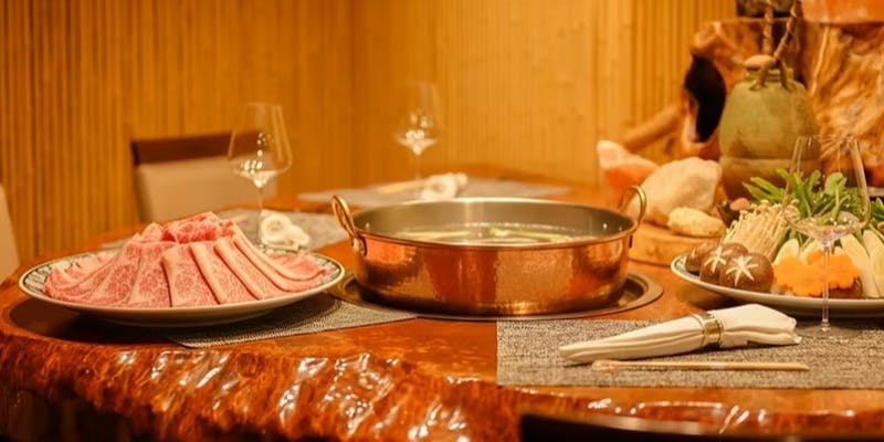 特選シャトーブリアン・サーロインしゃぶしゃぶコース