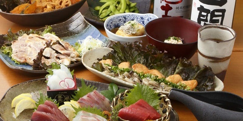 【槽～ふね～コース】2時間飲み放題付コース！日本酒選びたい放題！料理全7品ライトプラン