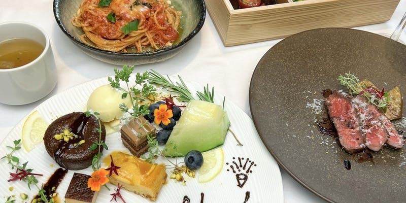【Lunch】アニバーサリーランチフルコース【記念日・誕生日】