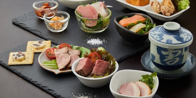 刺身7点と珍味が彩る上質な雅コース　全7品＋2.5時間飲み放題