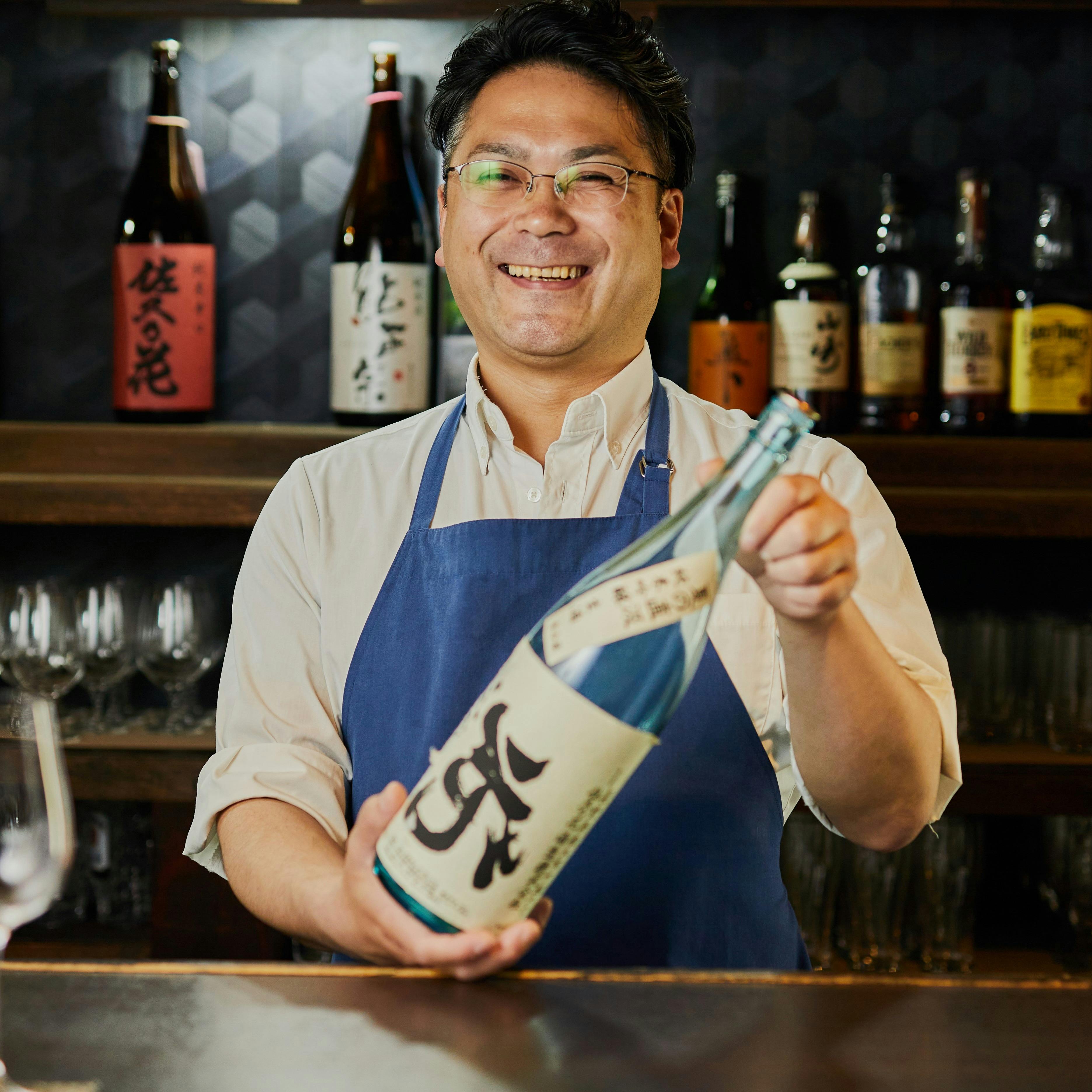 全国各地の厳選された日本酒を堪能