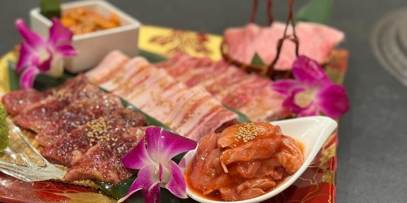 厚切り牛タンと仙台牛焼きすきの雅コース