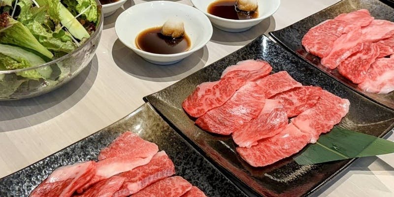 松坂牛雌牛A5カルビ三種を味わう堪能コース 全9品