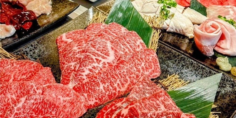 松坂牛上カルビ入り店長おすすめ贅沢コース 全15品